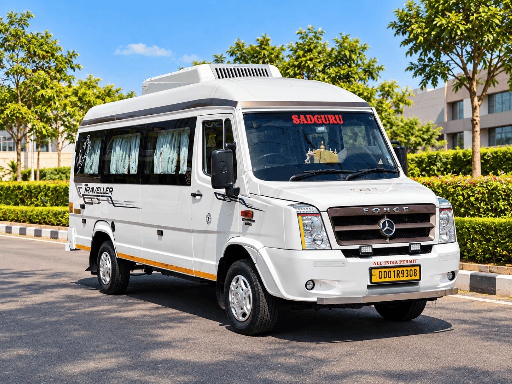 Force Traveller AC Luxury Tourist Van (DD01 R 9308)